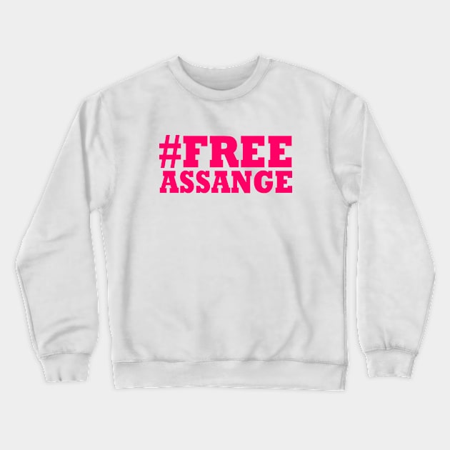 free assange Crewneck Sweatshirt by Milaino